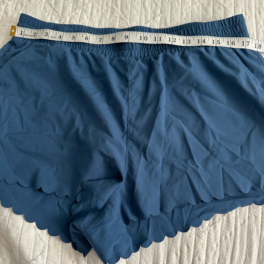 Joy Lab blue shorts with decorative trim